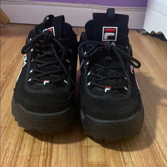 fila shoes black womens